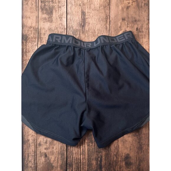 2 Under Armour  Women's Shorts Gray and Black Size XS - Picture 5 of 12